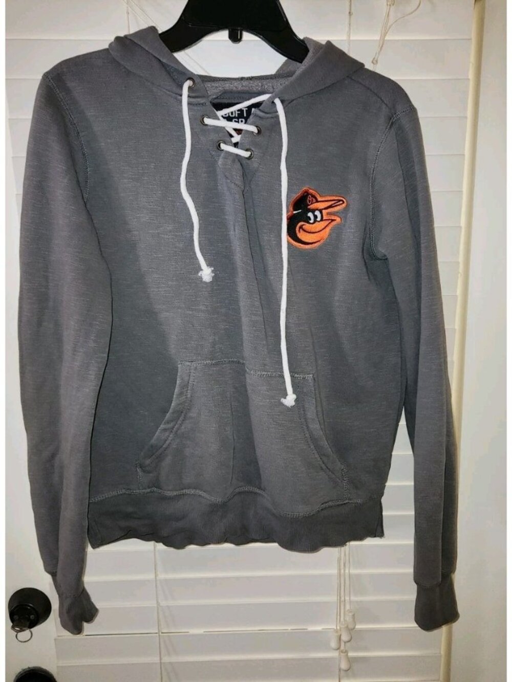 WOMENS Soft As A Grape MLB BALTIMORE ORIOLES Pullover Hoodie MEDIUM